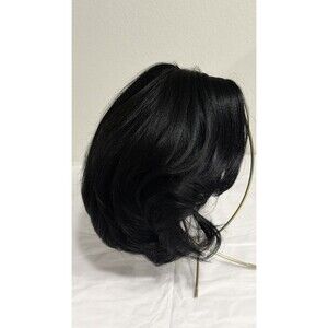 Midway Black Short Bob Wig Adjustable Synthetic Hair Wig Women’s